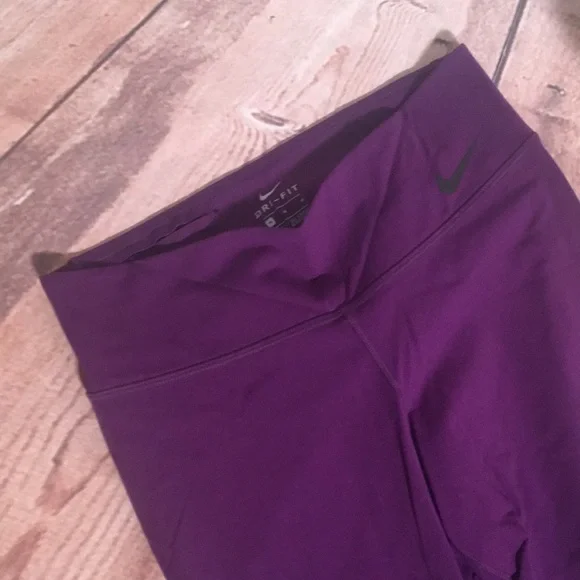 Nike Dri-Fit Athletic Capri Leggings in Purple - Picture 2 of 8